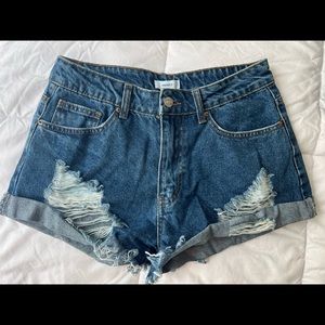Forever 21 High Waisted Denim Shorts
